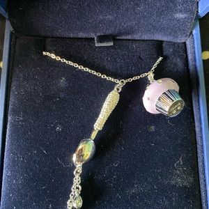 Swarovski Cupcake charm necklace